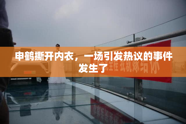申鹤撕开内衣，一场引发热议的事件发生了