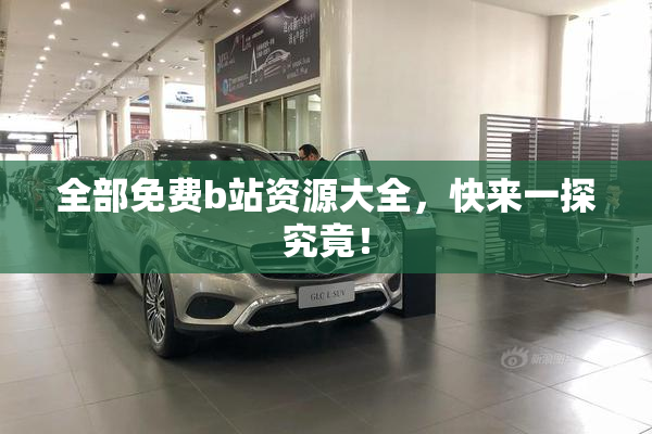 全部免费b站资源大全，快来一探究竟！
