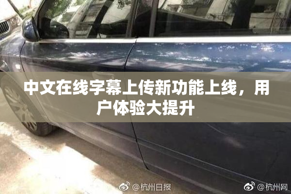 中文在线字幕上传新功能上线，用户体验大提升