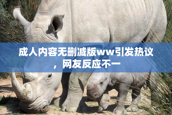 成人内容无删减版ww引发热议，网友反应不一