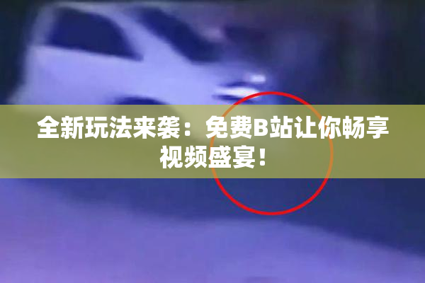 全新玩法来袭：免费B站让你畅享视频盛宴！