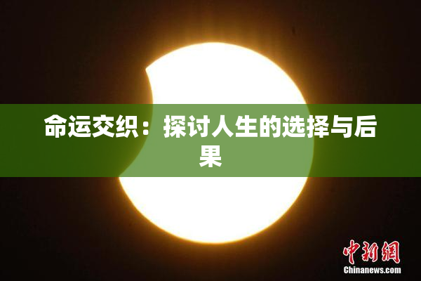 命运交织：探讨人生的选择与后果