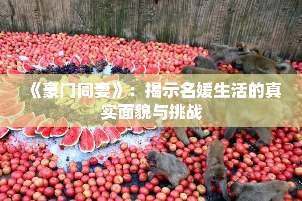《豪门同妻》：揭示名媛生活的真实面貌与挑战