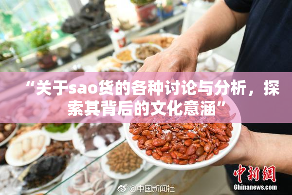 “关于sao货的各种讨论与分析，探索其背后的文化意涵”
