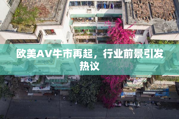 欧美AV牛市再起，行业前景引发热议