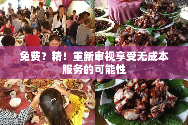 免费？精！重新审视享受无成本服务的可能性