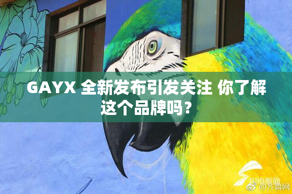 GAYX 全新发布引发关注 你了解这个品牌吗？