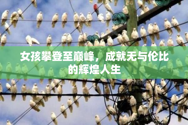 女孩攀登至巅峰，成就无与伦比的辉煌人生