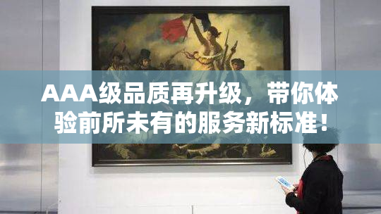 AAA级品质再升级，带你体验前所未有的服务新标准！