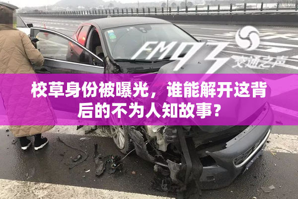 校草身份被曝光，谁能解开这背后的不为人知故事？