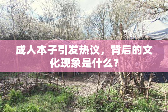 成人本子引发热议，背后的文化现象是什么？
