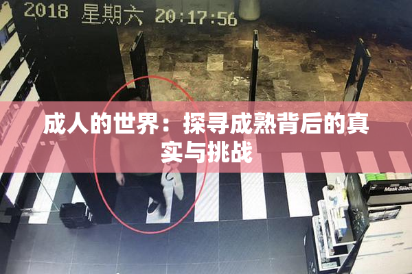 成人的世界：探寻成熟背后的真实与挑战