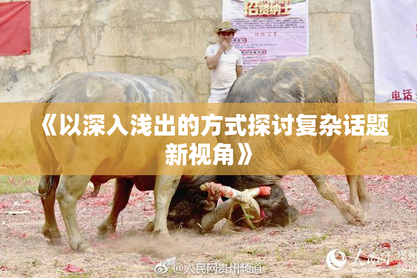 《以深入浅出的方式探讨复杂话题新视角》
