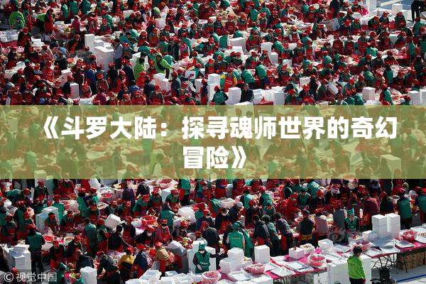 《斗罗大陆：探寻魂师世界的奇幻冒险》