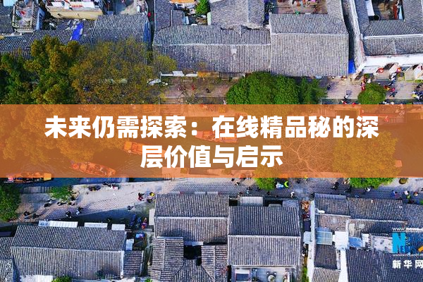 未来仍需探索：在线精品秘的深层价值与启示