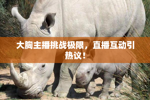 大胸主播挑战极限，直播互动引热议！
