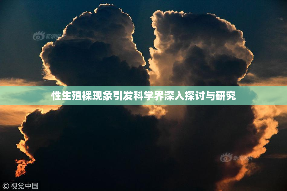 性生殖裸现象引发科学界深入探讨与研究