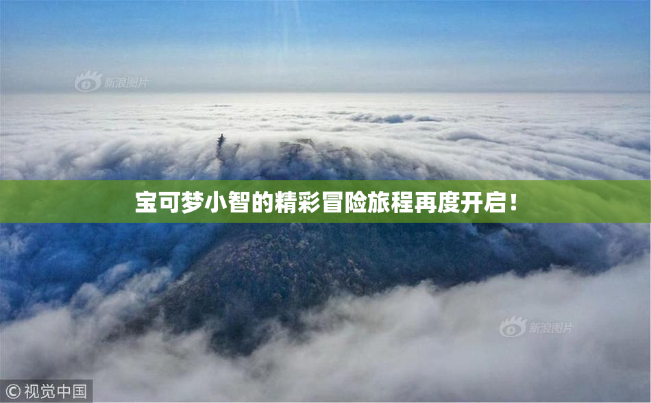 宝可梦小智的精彩冒险旅程再度开启！