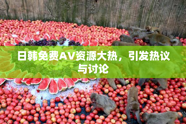 日韩免费AV资源大热，引发热议与讨论