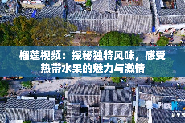 榴莲视频：探秘独特风味，感受热带水果的魅力与激情
