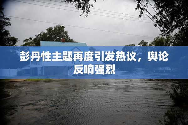 彭丹性主题再度引发热议，舆论反响强烈