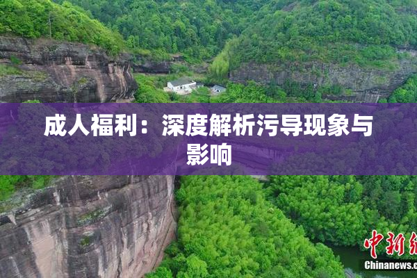 成人福利：深度解析污导现象与影响