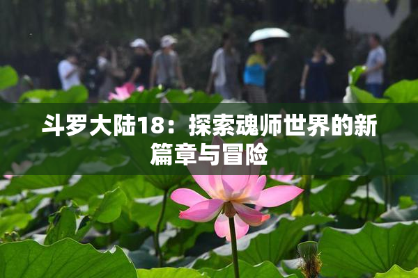 斗罗大陆18：探索魂师世界的新篇章与冒险