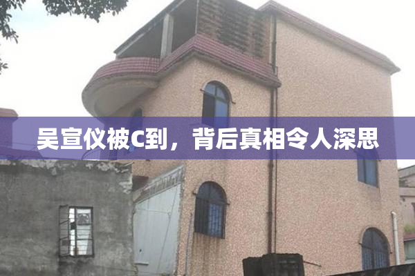 吴宣仪被C到，背后真相令人深思