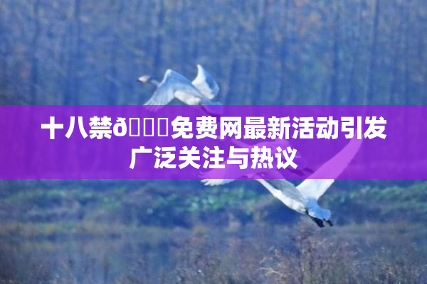 十八禁🔞免费网最新活动引发广泛关注与热议
