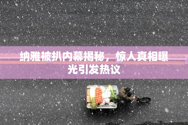 纳雅被扒内幕揭秘，惊人真相曝光引发热议