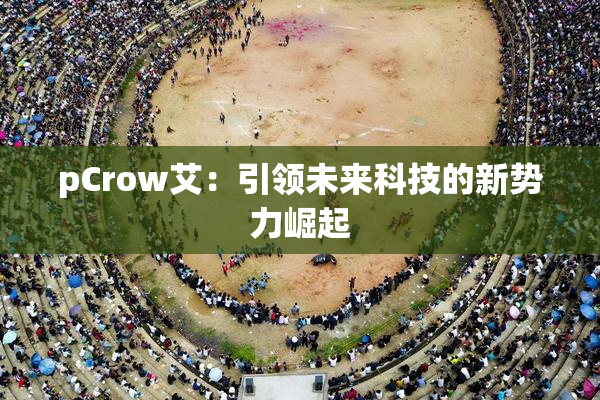 pCrow艾：引领未来科技的新势力崛起