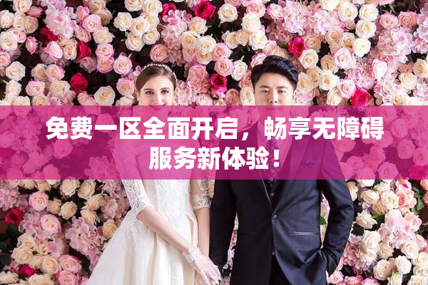 免费一区全面开启，畅享无障碍服务新体验！