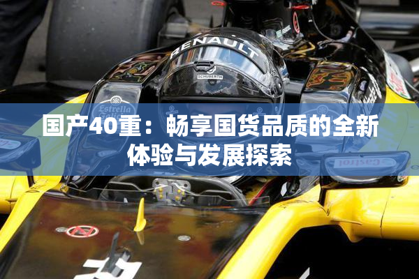 国产40重：畅享国货品质的全新体验与发展探索