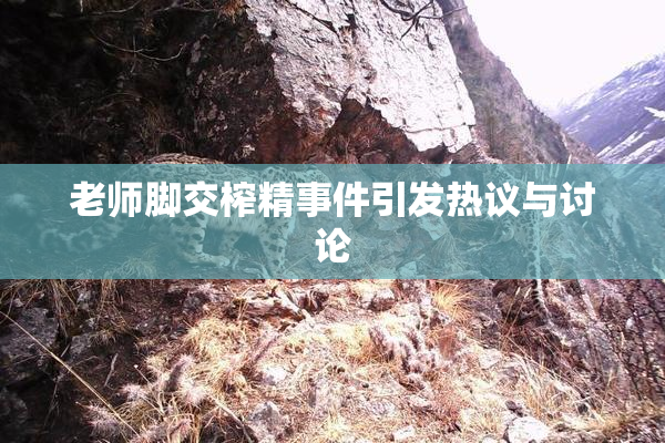 老师脚交榨精事件引发热议与讨论