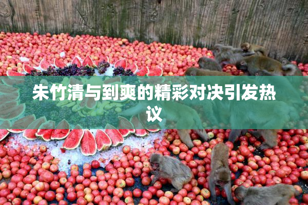 朱竹清与到爽的精彩对决引发热议