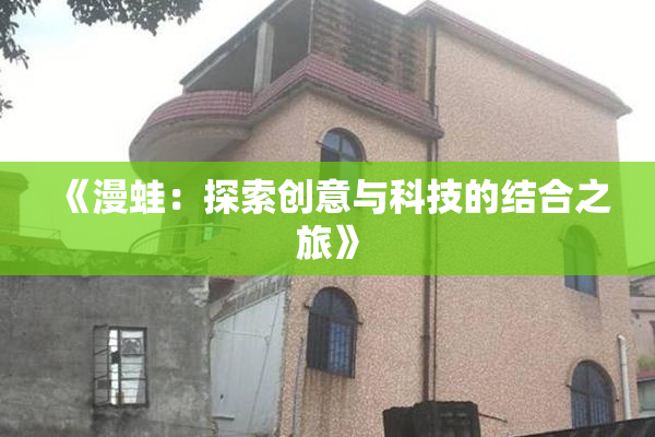 《漫蛙：探索创意与科技的结合之旅》