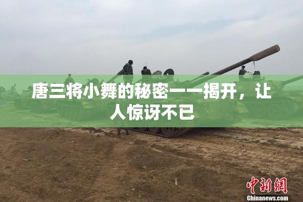 唐三将小舞的秘密一一揭开，让人惊讶不已