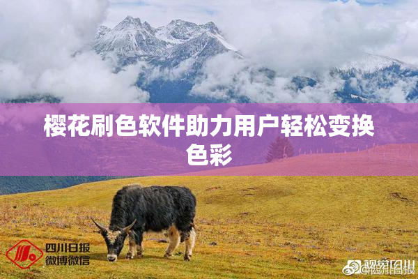 樱花刷色软件助力用户轻松变换色彩