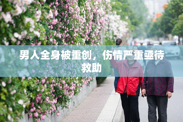 男人全身被重创，伤情严重亟待救助