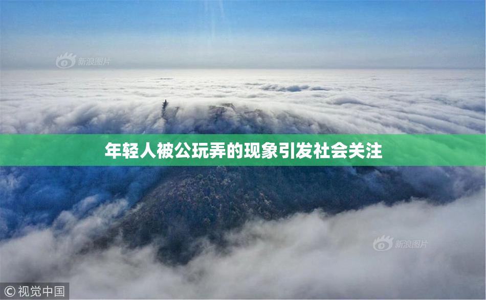 年轻人被公玩弄的现象引发社会关注