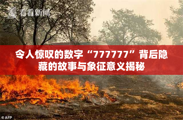 令人惊叹的数字“777777”背后隐藏的故事与象征意义揭秘