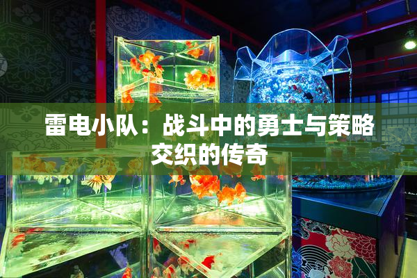 雷电小队：战斗中的勇士与策略交织的传奇
