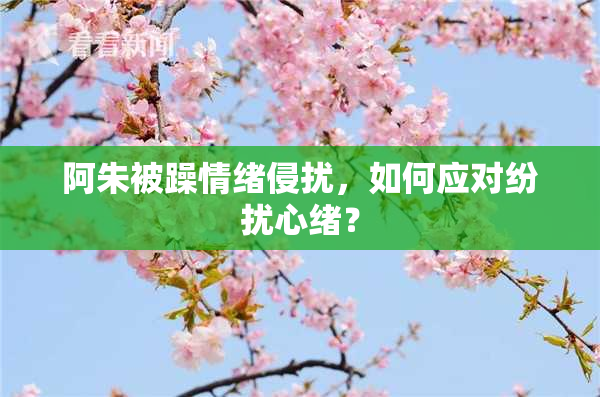 阿朱被躁情绪侵扰，如何应对纷扰心绪？