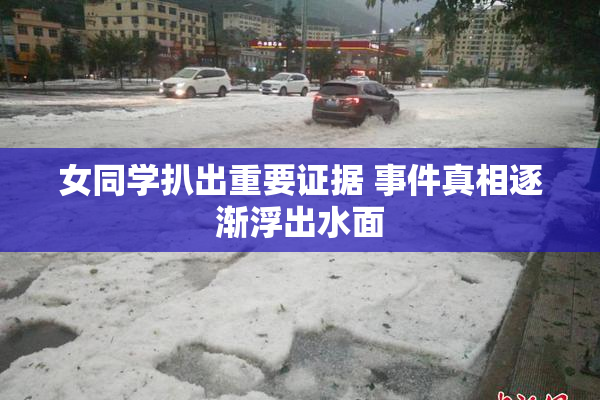 女同学扒出重要证据 事件真相逐渐浮出水面
