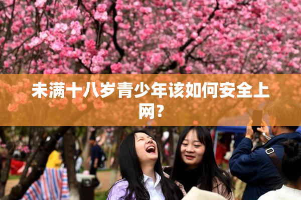 未满十八岁青少年该如何安全上网？
