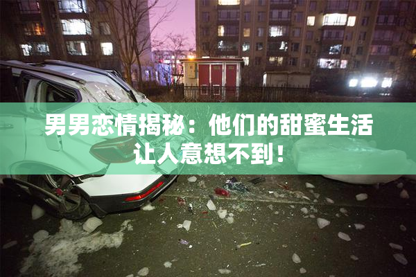 男男恋情揭秘：他们的甜蜜生活让人意想不到！