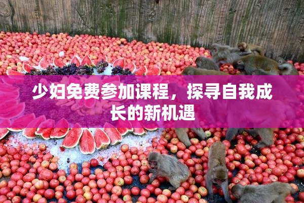 少妇免费参加课程，探寻自我成长的新机遇