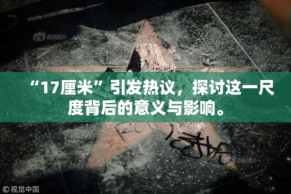 “17厘米”引发热议，探讨这一尺度背后的意义与影响。