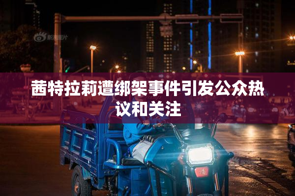 茜特拉莉遭绑架事件引发公众热议和关注