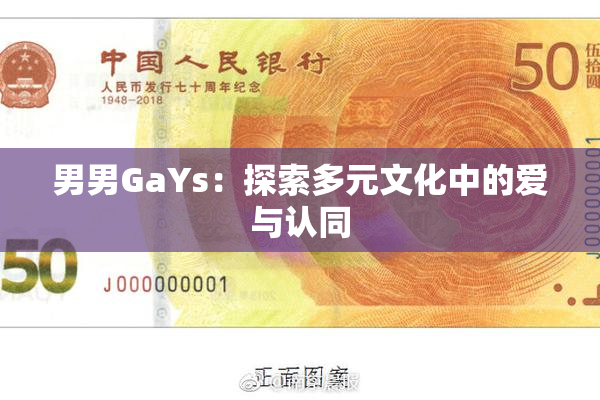 男男GaYs：探索多元文化中的爱与认同
